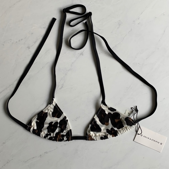 Solid & Striped Charlotte Leopard Top Bikini - Picture 4 of 7